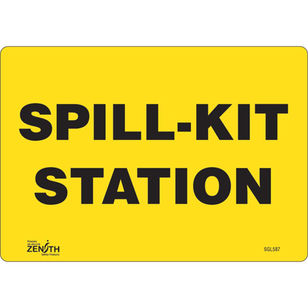 &#34;Spill Kit Station&#34; Sign<span class=' ItemWarning' style='display:block;'>Item is usually in stock, but we&#39;ll be in touch if there&#39;s a problem<br /></span>