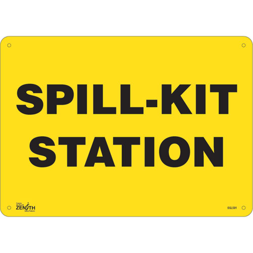 &#34;Spill Kit Station&#34; Sign<span class=' ItemWarning' style='display:block;'>Item is usually in stock, but we&#39;ll be in touch if there&#39;s a problem<br /></span>