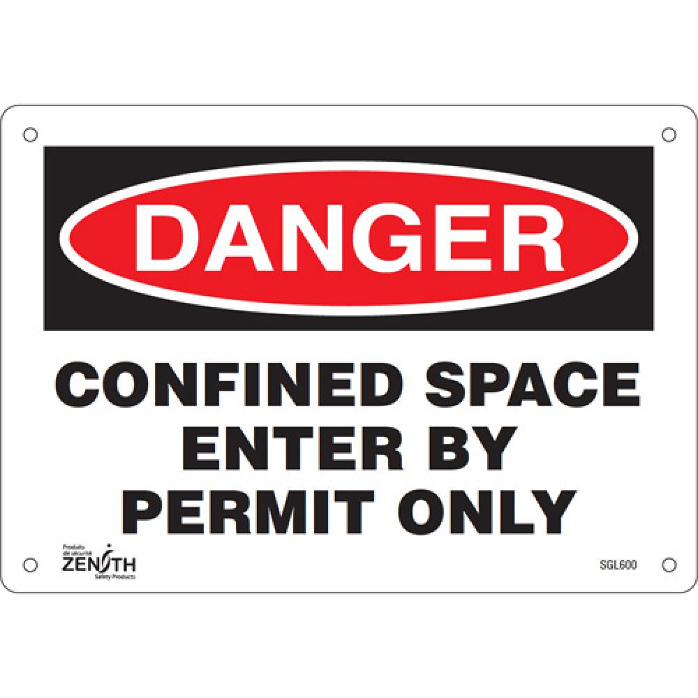 &#34;Confined Space Enter By Permit Only&#34; Sign<span class=' ItemWarning' style='display:block;'>Item is usually in stock, but we&#39;ll be in touch if there&#39;s a problem<br /></span>