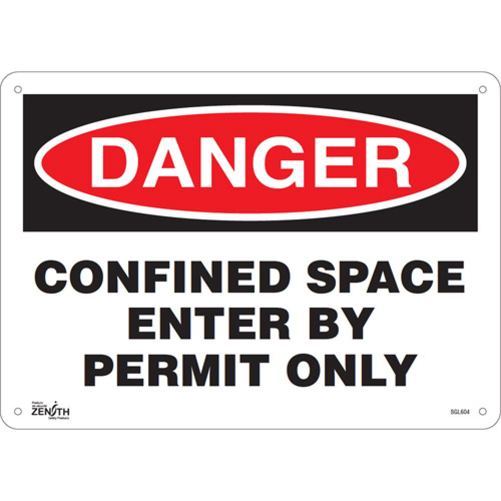 &#34;Confined Space Enter By Permit Only&#34; Sign<span class=' ItemWarning' style='display:block;'>Item is usually in stock, but we&#39;ll be in touch if there&#39;s a problem<br /></span>