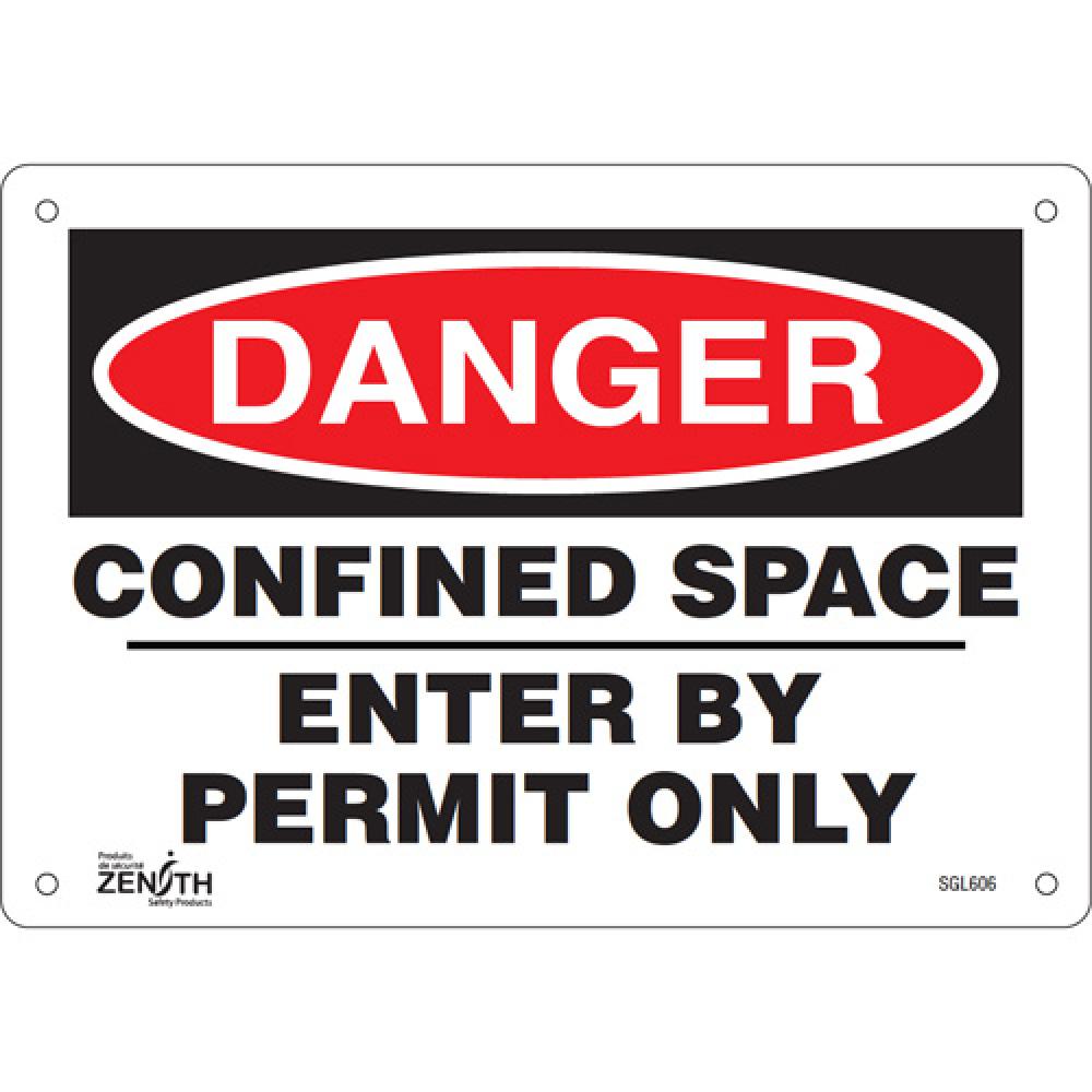 &#34;Confined Space Enter By Permit Only&#34; Sign<span class=' ItemWarning' style='display:block;'>Item is usually in stock, but we&#39;ll be in touch if there&#39;s a problem<br /></span>