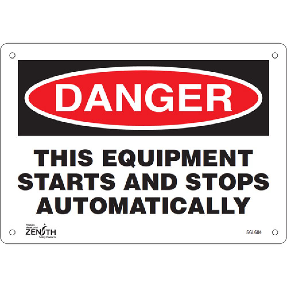 &#34;This Equipment Starts And Stops Automatically&#34; Sign<span class=' ItemWarning' style='display:block;'>Item is usually in stock, but we&#39;ll be in touch if there&#39;s a problem<br /></span>