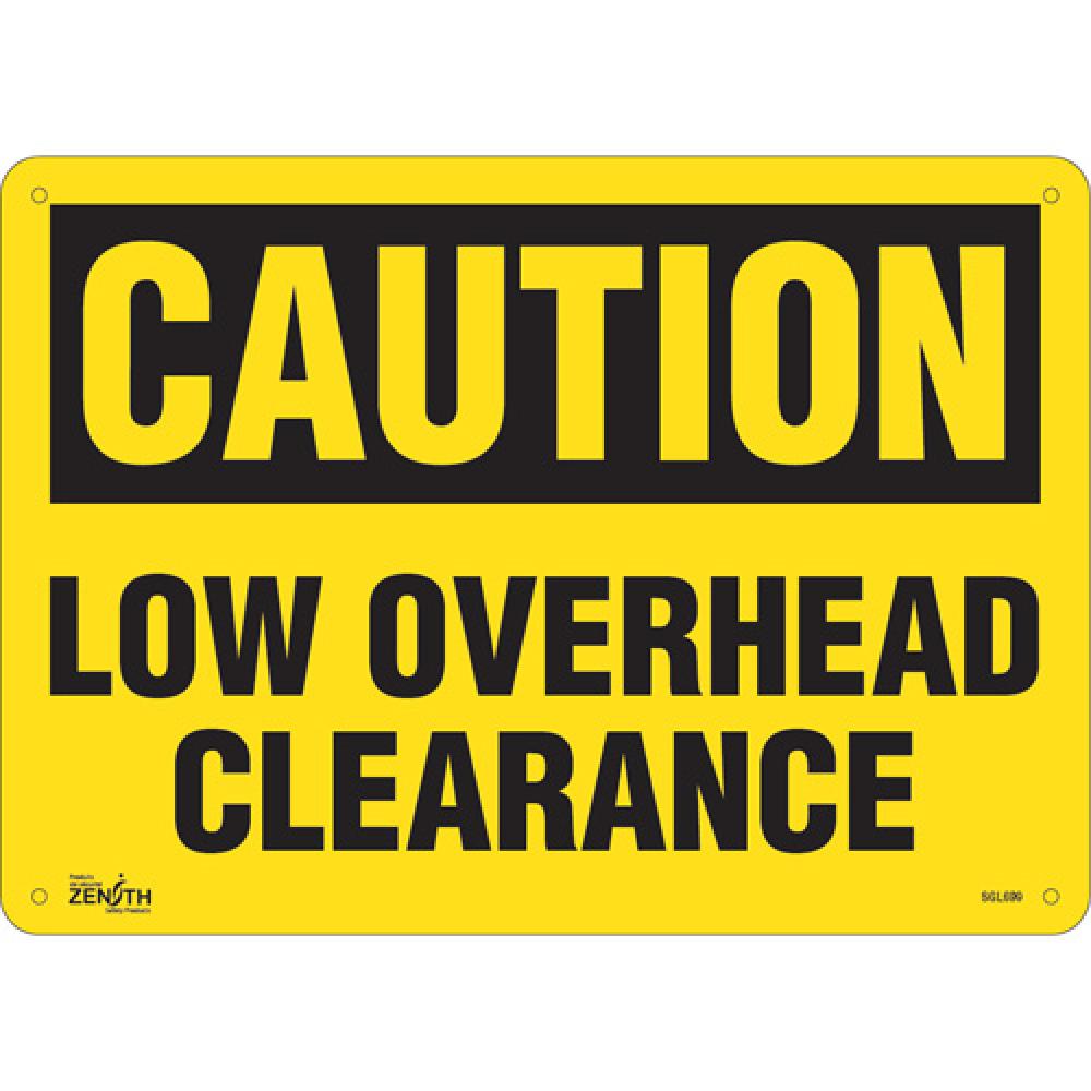 &#34;Low Overhead Clearance&#34; Sign<span class=' ItemWarning' style='display:block;'>Item is usually in stock, but we&#39;ll be in touch if there&#39;s a problem<br /></span>