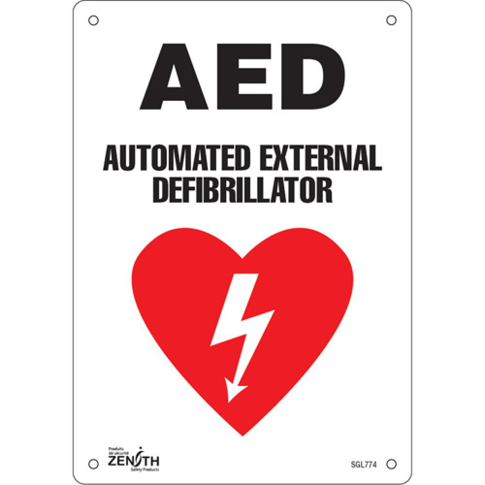 &#34;AED Automated External Defibrillator&#34; Sign<span class=' ItemWarning' style='display:block;'>Item is usually in stock, but we&#39;ll be in touch if there&#39;s a problem<br /></span>