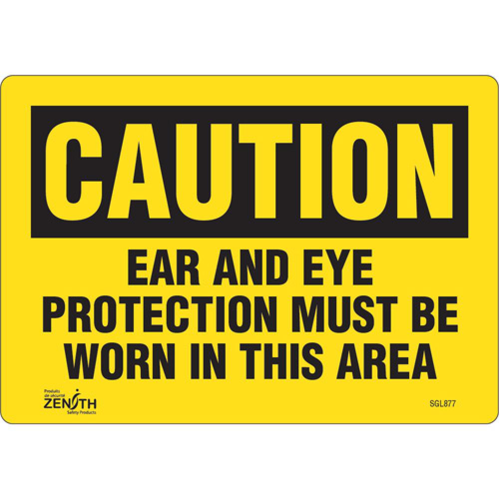 &#34;Ear And Eye Protection&#34; Sign<span class=' ItemWarning' style='display:block;'>Item is usually in stock, but we&#39;ll be in touch if there&#39;s a problem<br /></span>