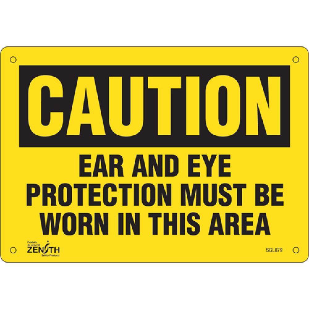 &#34;Ear And Eye Protection&#34; Sign<span class=' ItemWarning' style='display:block;'>Item is usually in stock, but we&#39;ll be in touch if there&#39;s a problem<br /></span>