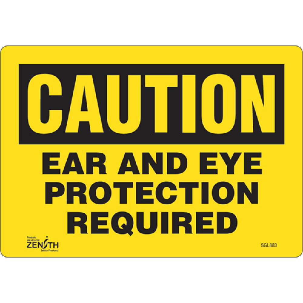 &#34;Ear And Eye Protection&#34; Sign<span class=' ItemWarning' style='display:block;'>Item is usually in stock, but we&#39;ll be in touch if there&#39;s a problem<br /></span>