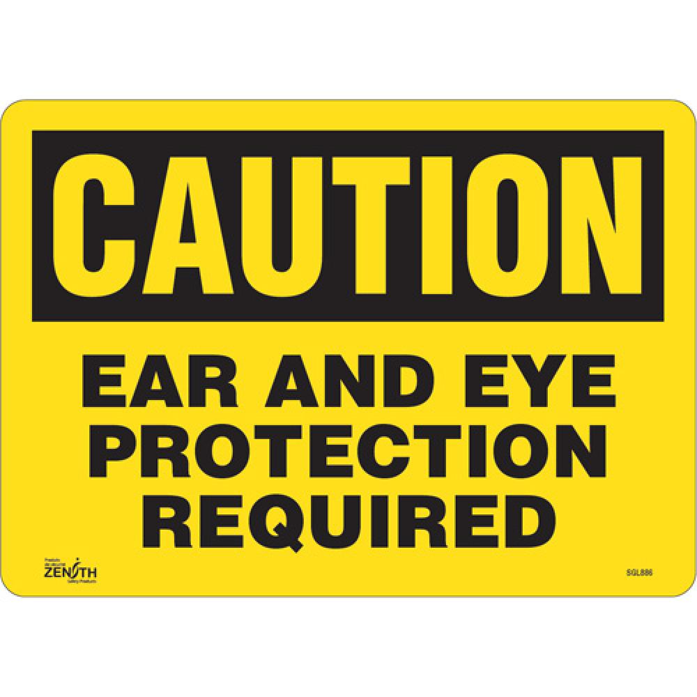 &#34;Ear And Eye Protection&#34; Sign<span class=' ItemWarning' style='display:block;'>Item is usually in stock, but we&#39;ll be in touch if there&#39;s a problem<br /></span>