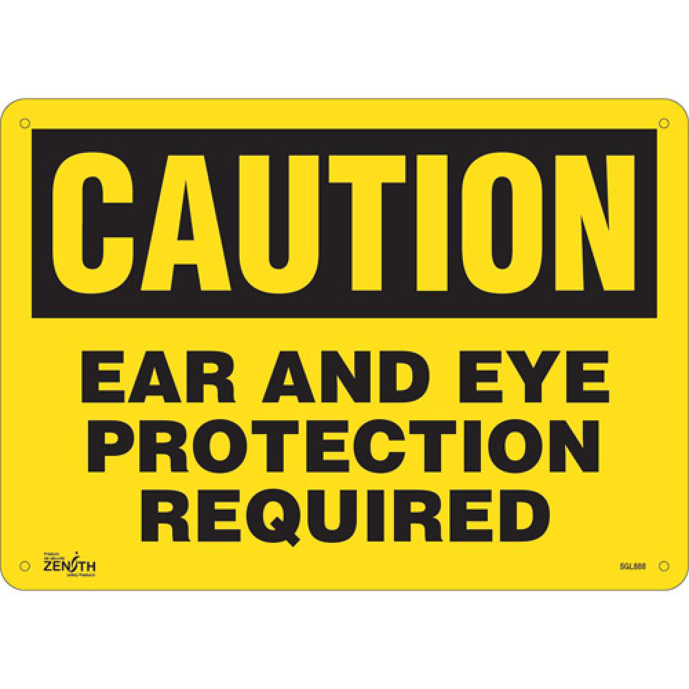 &#34;Ear And Eye Protection&#34; Sign<span class=' ItemWarning' style='display:block;'>Item is usually in stock, but we&#39;ll be in touch if there&#39;s a problem<br /></span>