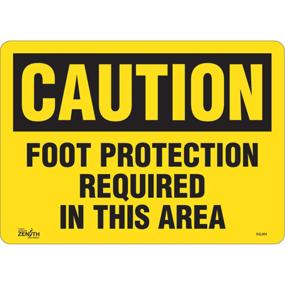 &#34;Foot Protection Required&#34; Sign<span class=' ItemWarning' style='display:block;'>Item is usually in stock, but we&#39;ll be in touch if there&#39;s a problem<br /></span>