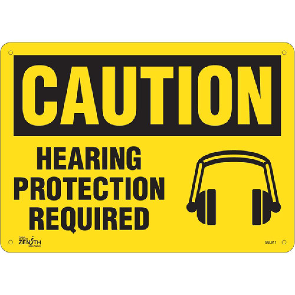 &#34;Hearing Protection Required&#34; Sign<span class=' ItemWarning' style='display:block;'>Item is usually in stock, but we&#39;ll be in touch if there&#39;s a problem<br /></span>