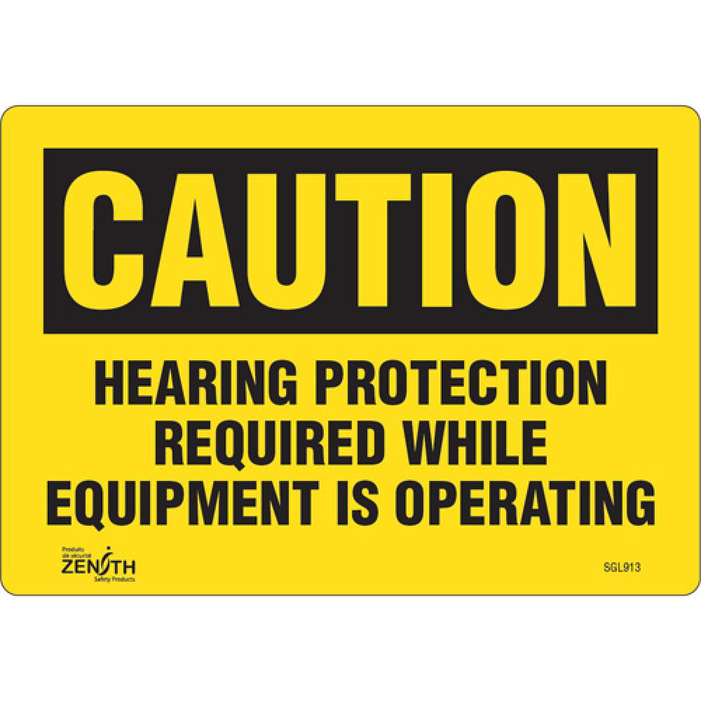 &#34;Hearing Protection Required&#34; Noise Hazard Sign<span class=' ItemWarning' style='display:block;'>Item is usually in stock, but we&#39;ll be in touch if there&#39;s a problem<br /></span>