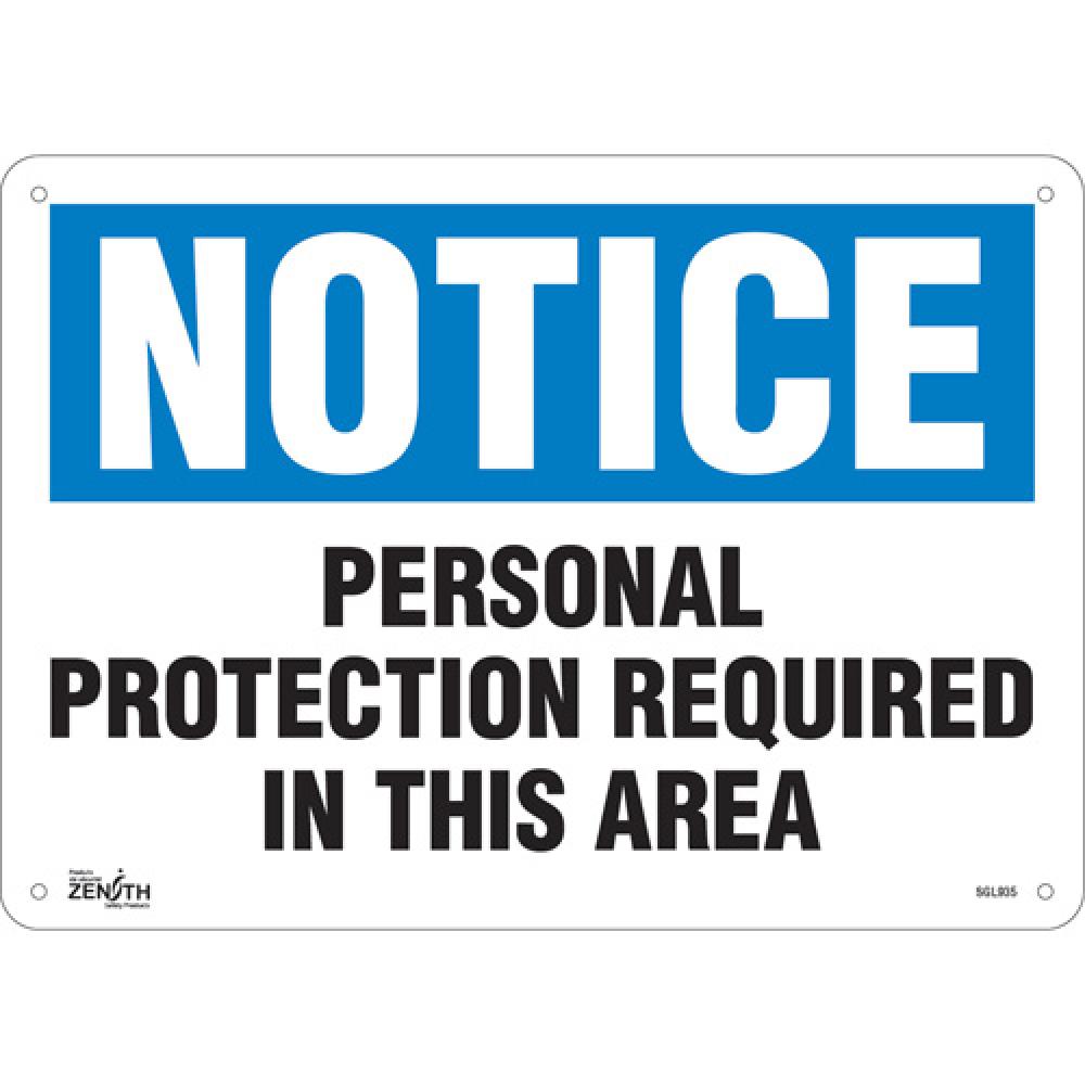 &#34;Personal Protection Required&#34; Sign<span class=' ItemWarning' style='display:block;'>Item is usually in stock, but we&#39;ll be in touch if there&#39;s a problem<br /></span>