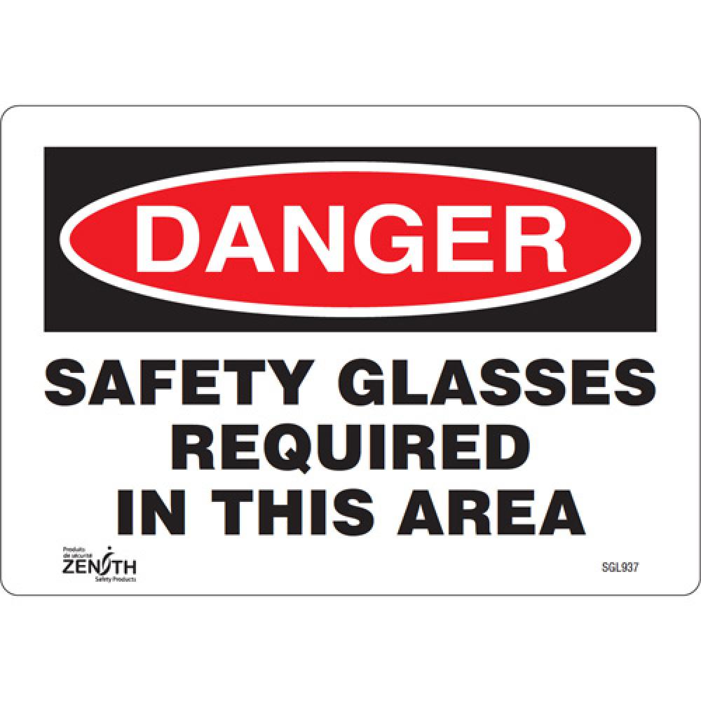 &#34;Safety Glasses Required&#34; Sign<span class=' ItemWarning' style='display:block;'>Item is usually in stock, but we&#39;ll be in touch if there&#39;s a problem<br /></span>