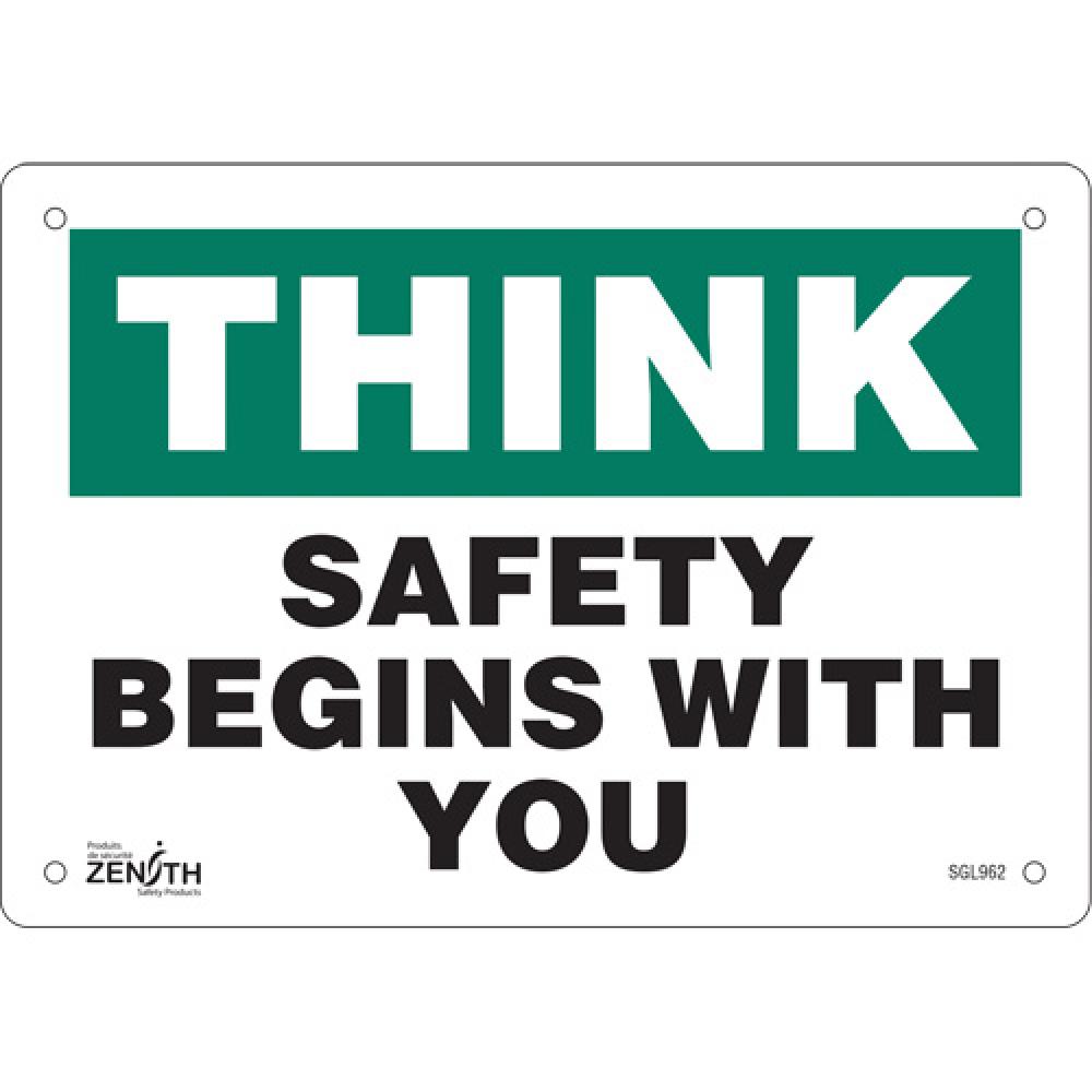 &#34;Safety Begins With You&#34; Sign<span class=' ItemWarning' style='display:block;'>Item is usually in stock, but we&#39;ll be in touch if there&#39;s a problem<br /></span>