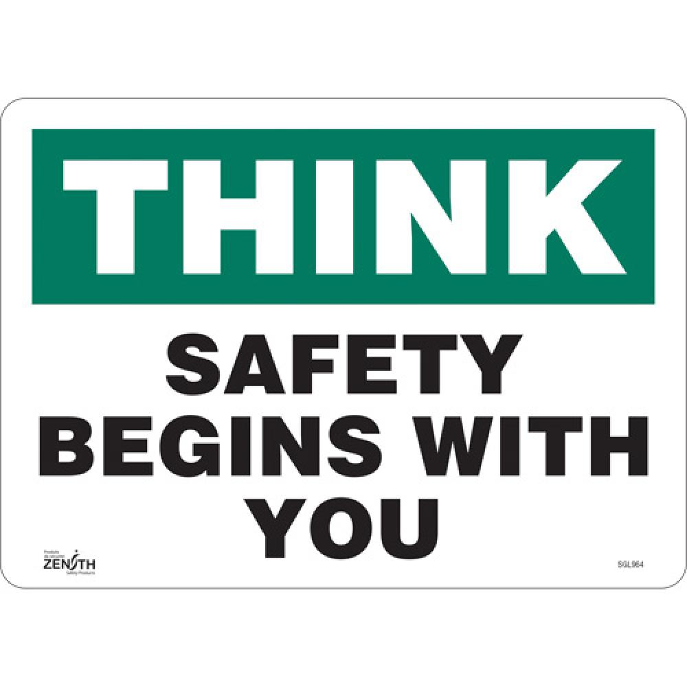 &#34;Safety Begins With You&#34; Sign<span class=' ItemWarning' style='display:block;'>Item is usually in stock, but we&#39;ll be in touch if there&#39;s a problem<br /></span>