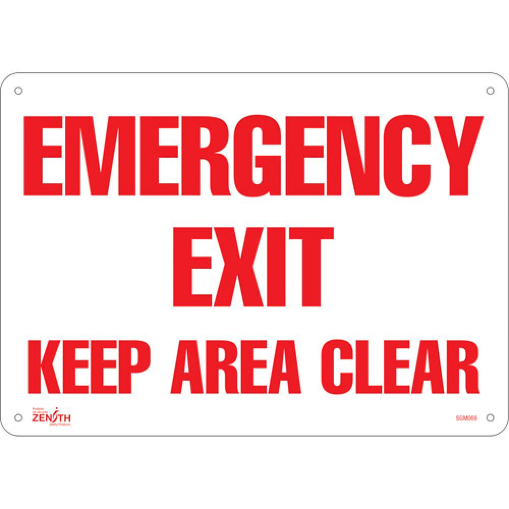 &#34;Emergency Exit&#34; Sign<span class=' ItemWarning' style='display:block;'>Item is usually in stock, but we&#39;ll be in touch if there&#39;s a problem<br /></span>