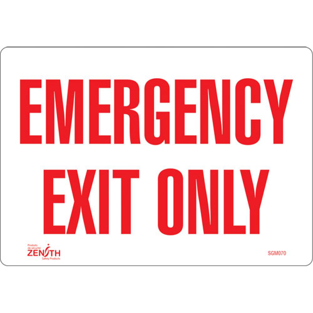 &#34;Emergency Exit&#34; Sign<span class=' ItemWarning' style='display:block;'>Item is usually in stock, but we&#39;ll be in touch if there&#39;s a problem<br /></span>