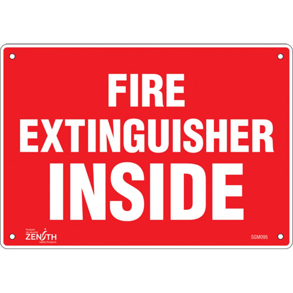 &#34;Fire Extinguisher Inside&#34; Sign<span class=' ItemWarning' style='display:block;'>Item is usually in stock, but we&#39;ll be in touch if there&#39;s a problem<br /></span>