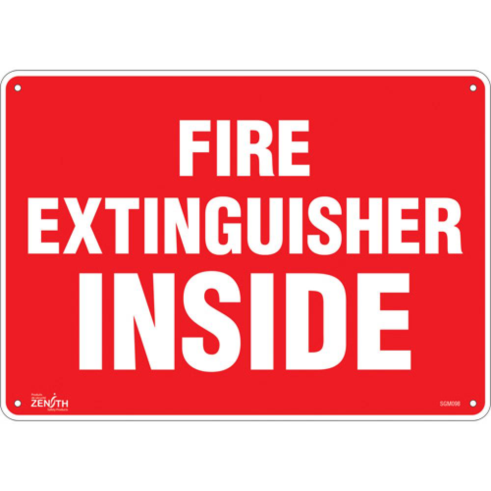 &#34;Fire Extinguisher Inside&#34; Sign<span class=' ItemWarning' style='display:block;'>Item is usually in stock, but we&#39;ll be in touch if there&#39;s a problem<br /></span>