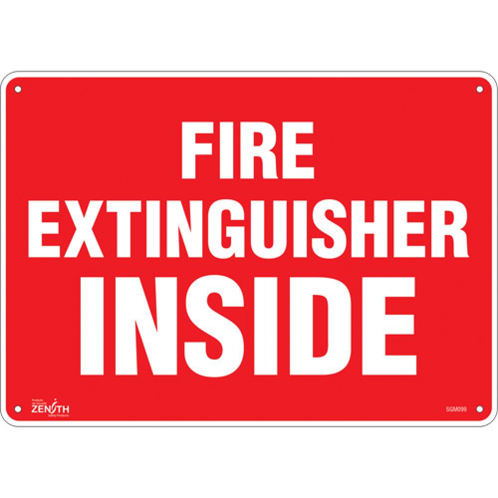 &#34;Fire Extinguisher Inside&#34; Sign<span class=' ItemWarning' style='display:block;'>Item is usually in stock, but we&#39;ll be in touch if there&#39;s a problem<br /></span>