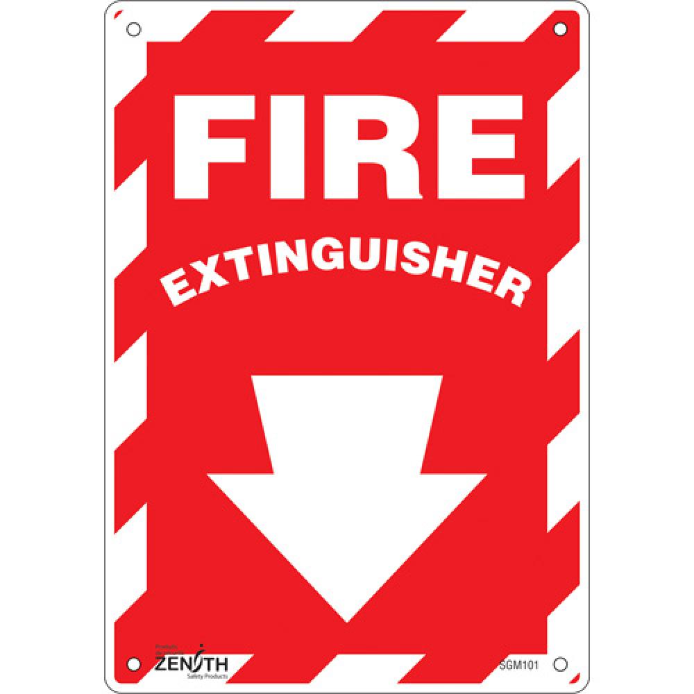 &#34;Fire Extinguisher&#34; with Down Arrow Sign<span class=' ItemWarning' style='display:block;'>Item is usually in stock, but we&#39;ll be in touch if there&#39;s a problem<br /></span>