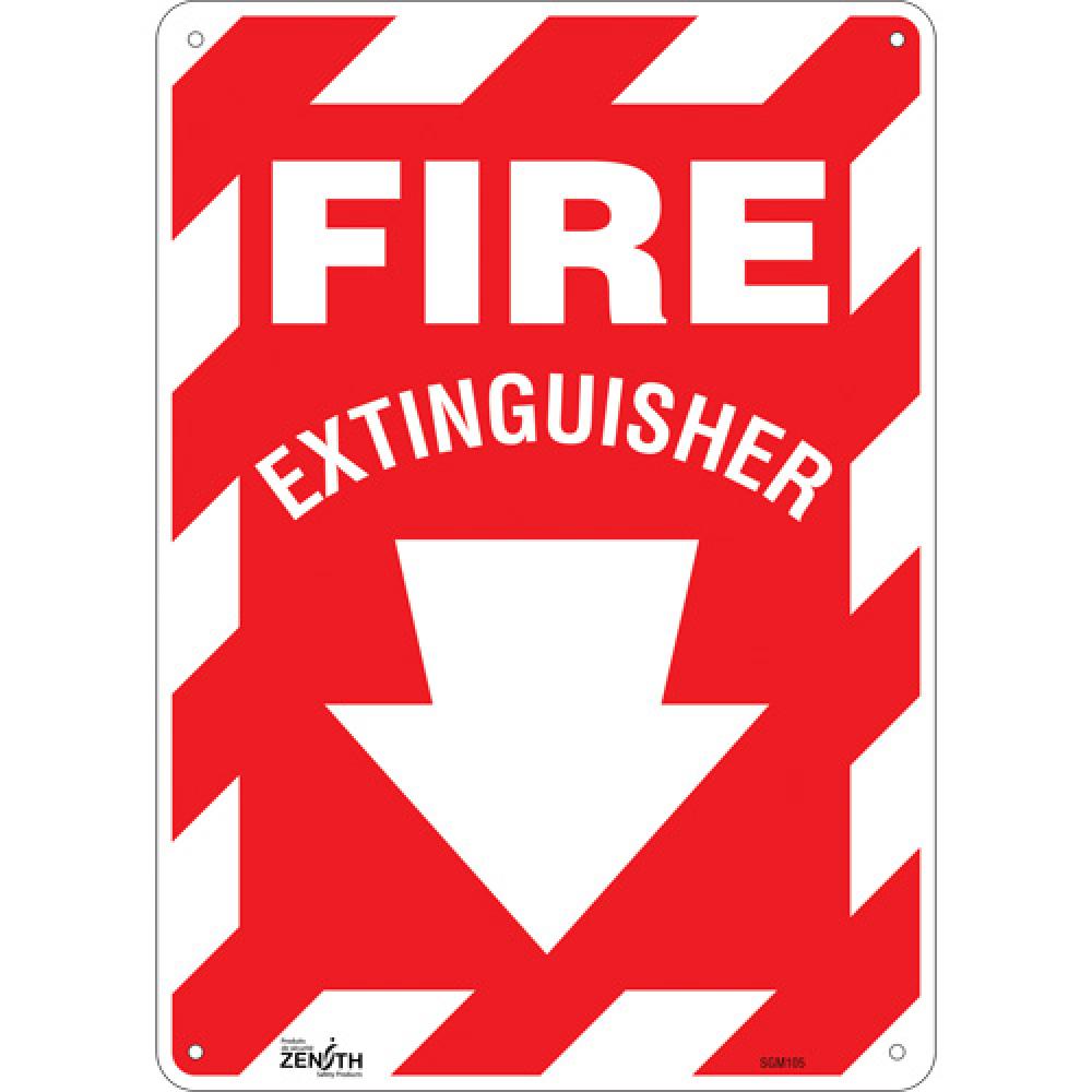 &#34;Fire Extinguisher&#34; with Down Arrow Sign<span class=' ItemWarning' style='display:block;'>Item is usually in stock, but we&#39;ll be in touch if there&#39;s a problem<br /></span>