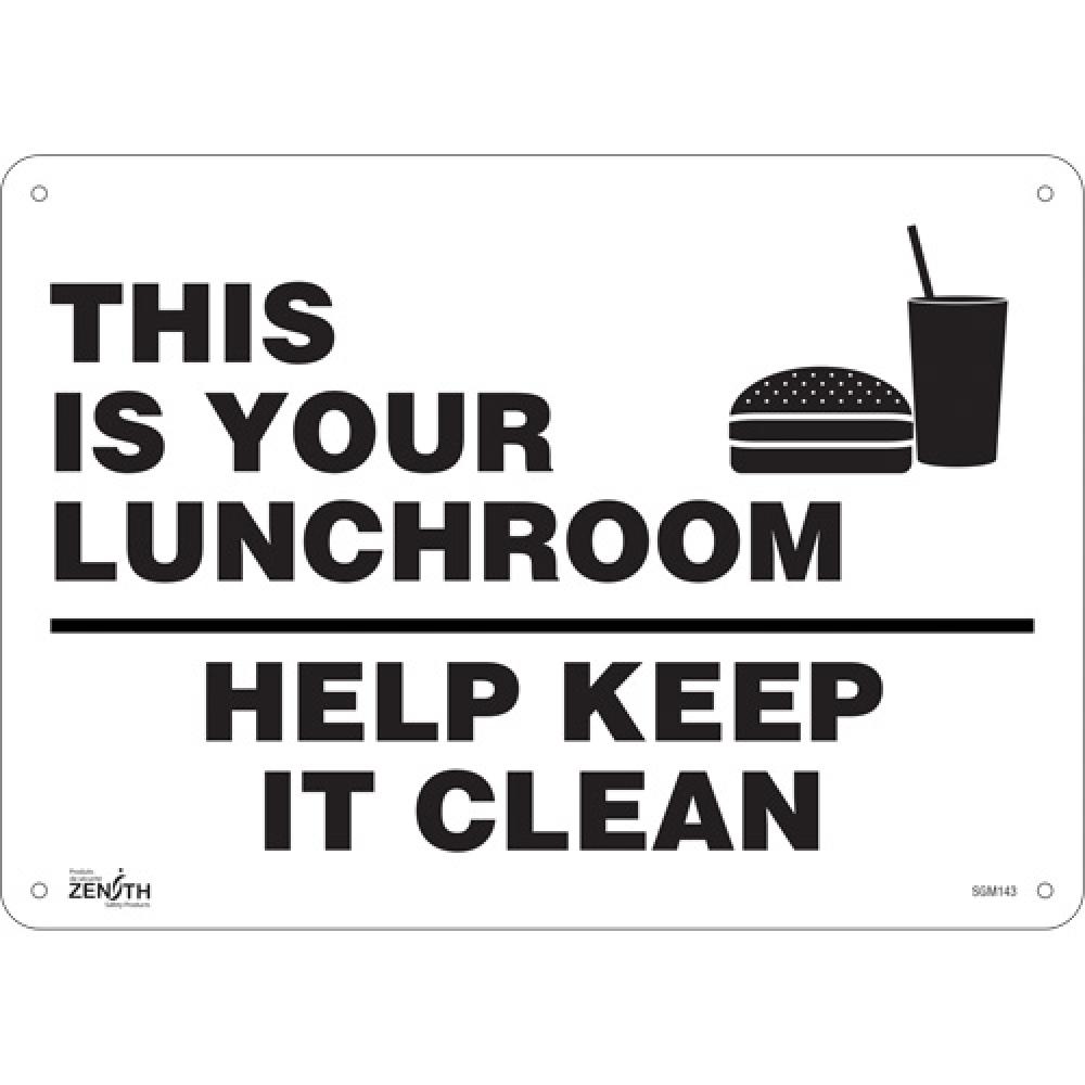 &#34;This Is Your Lunchroom&#34; Sign<span class=' ItemWarning' style='display:block;'>Item is usually in stock, but we&#39;ll be in touch if there&#39;s a problem<br /></span>