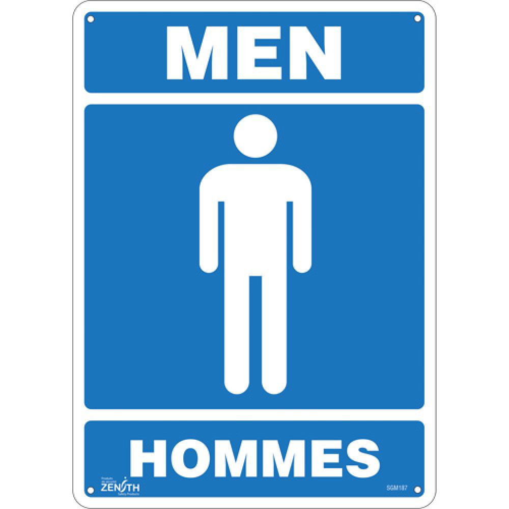 &#34;Men - Hommes&#34; Sign<span class=' ItemWarning' style='display:block;'>Item is usually in stock, but we&#39;ll be in touch if there&#39;s a problem<br /></span>