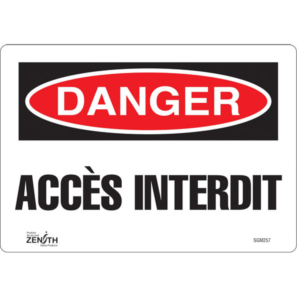 &#34;Accès Interdit&#34; Sign<span class=' ItemWarning' style='display:block;'>Item is usually in stock, but we&#39;ll be in touch if there&#39;s a problem<br /></span>