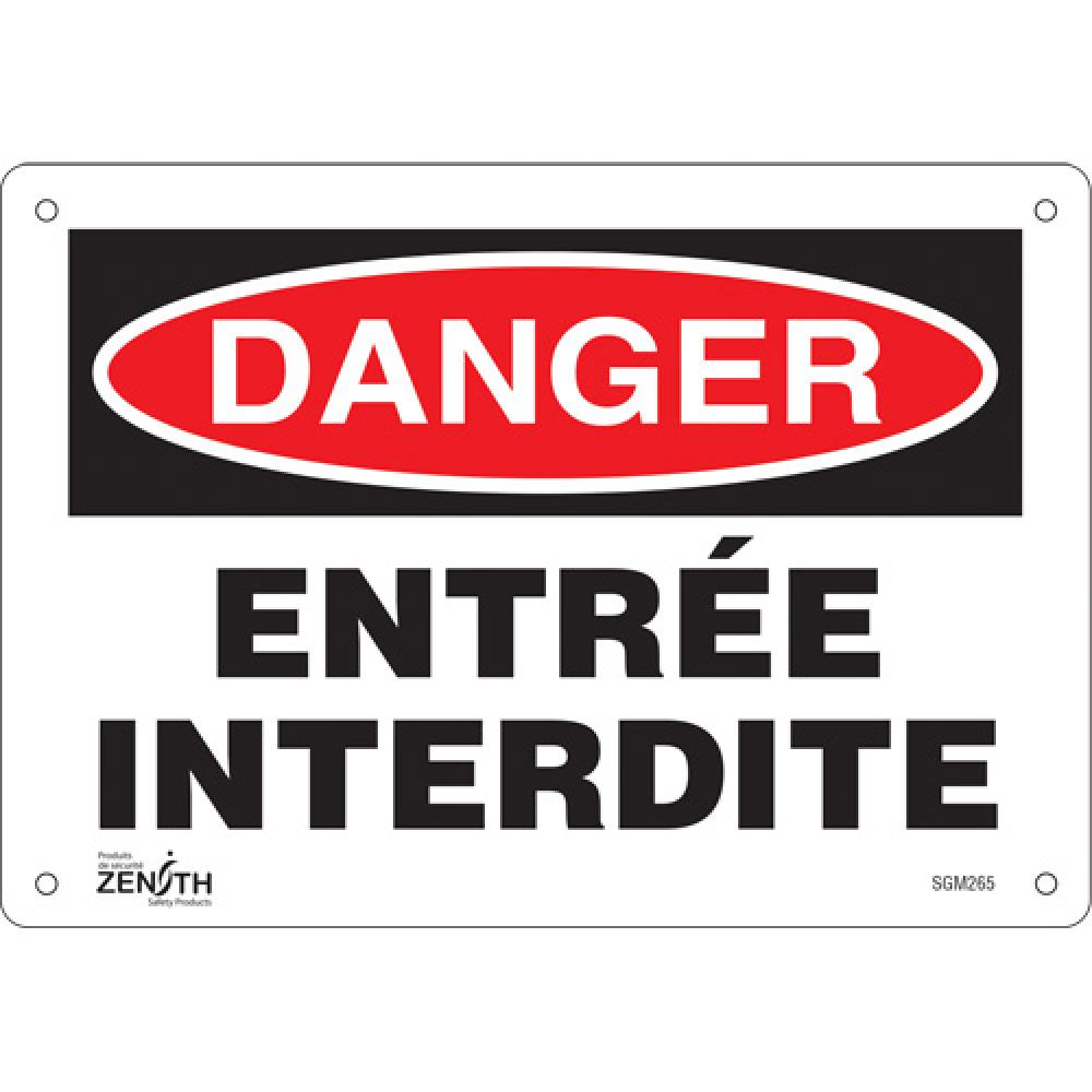 &#34;Entrée Interdite&#34; Sign<span class=' ItemWarning' style='display:block;'>Item is usually in stock, but we&#39;ll be in touch if there&#39;s a problem<br /></span>