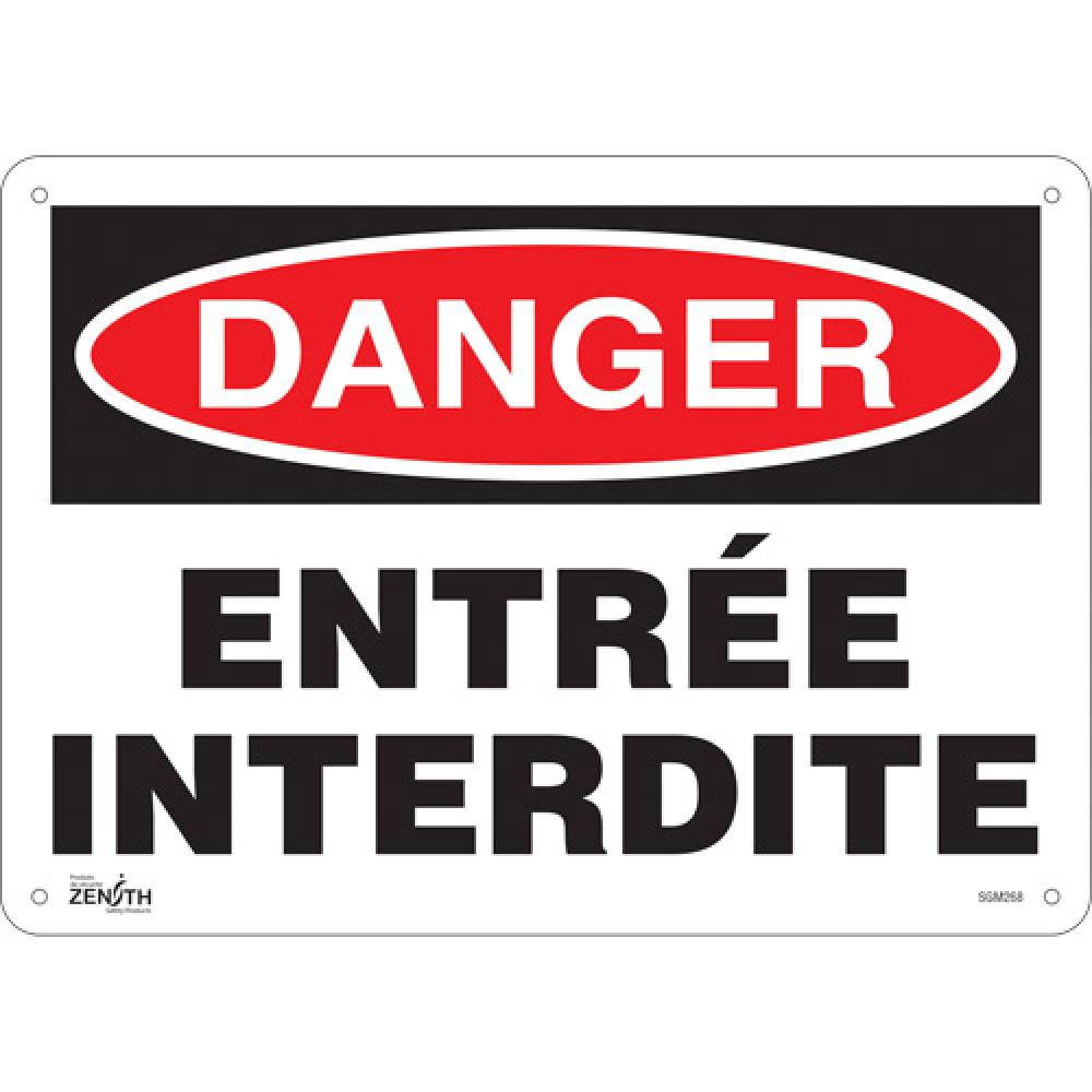 &#34;Entrée Interdite&#34; Sign<span class=' ItemWarning' style='display:block;'>Item is usually in stock, but we&#39;ll be in touch if there&#39;s a problem<br /></span>