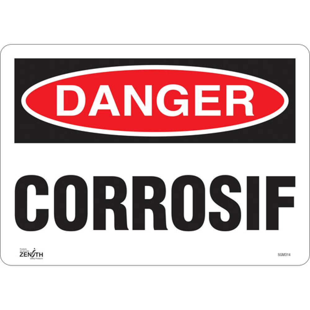 &#34;Corrosif&#34; Sign<span class=' ItemWarning' style='display:block;'>Item is usually in stock, but we&#39;ll be in touch if there&#39;s a problem<br /></span>