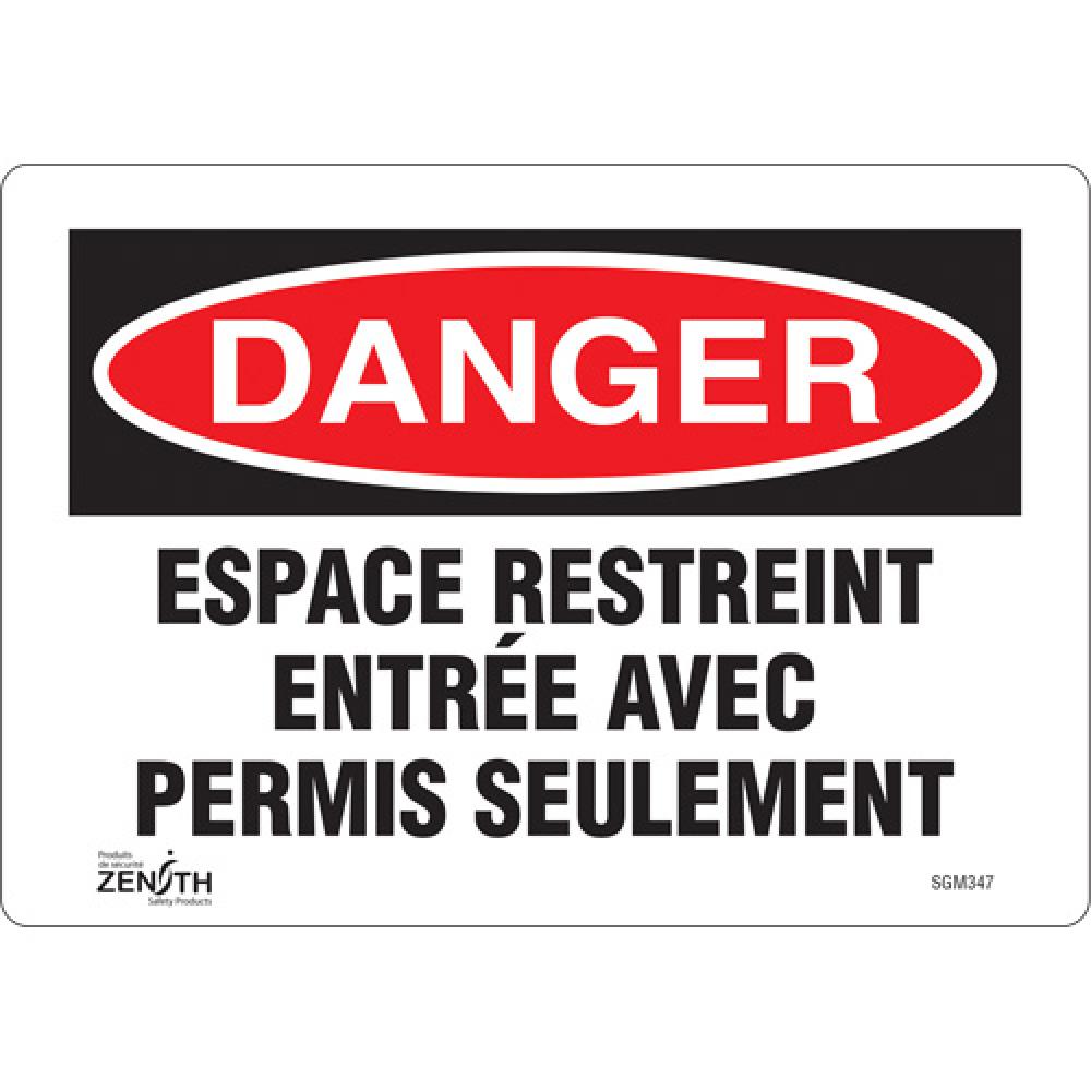 &#34;Espace Restreint&#34; Sign<span class=' ItemWarning' style='display:block;'>Item is usually in stock, but we&#39;ll be in touch if there&#39;s a problem<br /></span>