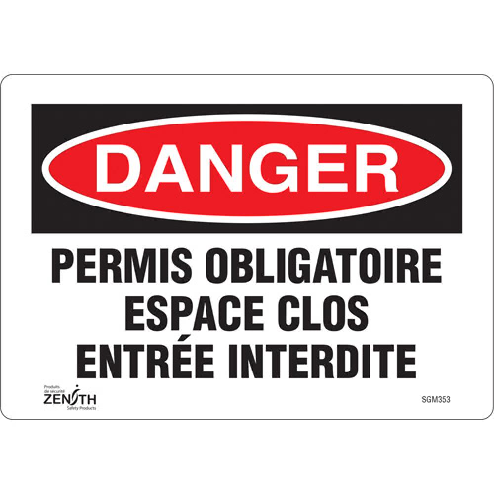 &#34;Espace Clos Entrée Interdite&#34; Sign<span class=' ItemWarning' style='display:block;'>Item is usually in stock, but we&#39;ll be in touch if there&#39;s a problem<br /></span>