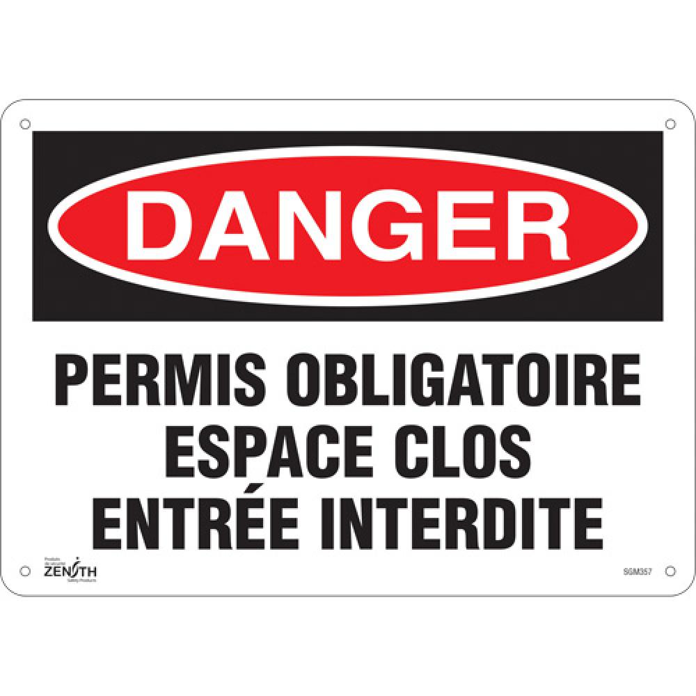 &#34;Espace Clos Entrée Interdite&#34; Sign<span class=' ItemWarning' style='display:block;'>Item is usually in stock, but we&#39;ll be in touch if there&#39;s a problem<br /></span>