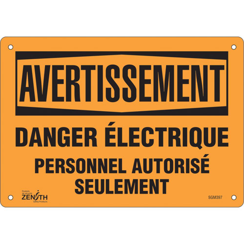 &#34;Danger Électrique&#34; Sign<span class=' ItemWarning' style='display:block;'>Item is usually in stock, but we&#39;ll be in touch if there&#39;s a problem<br /></span>