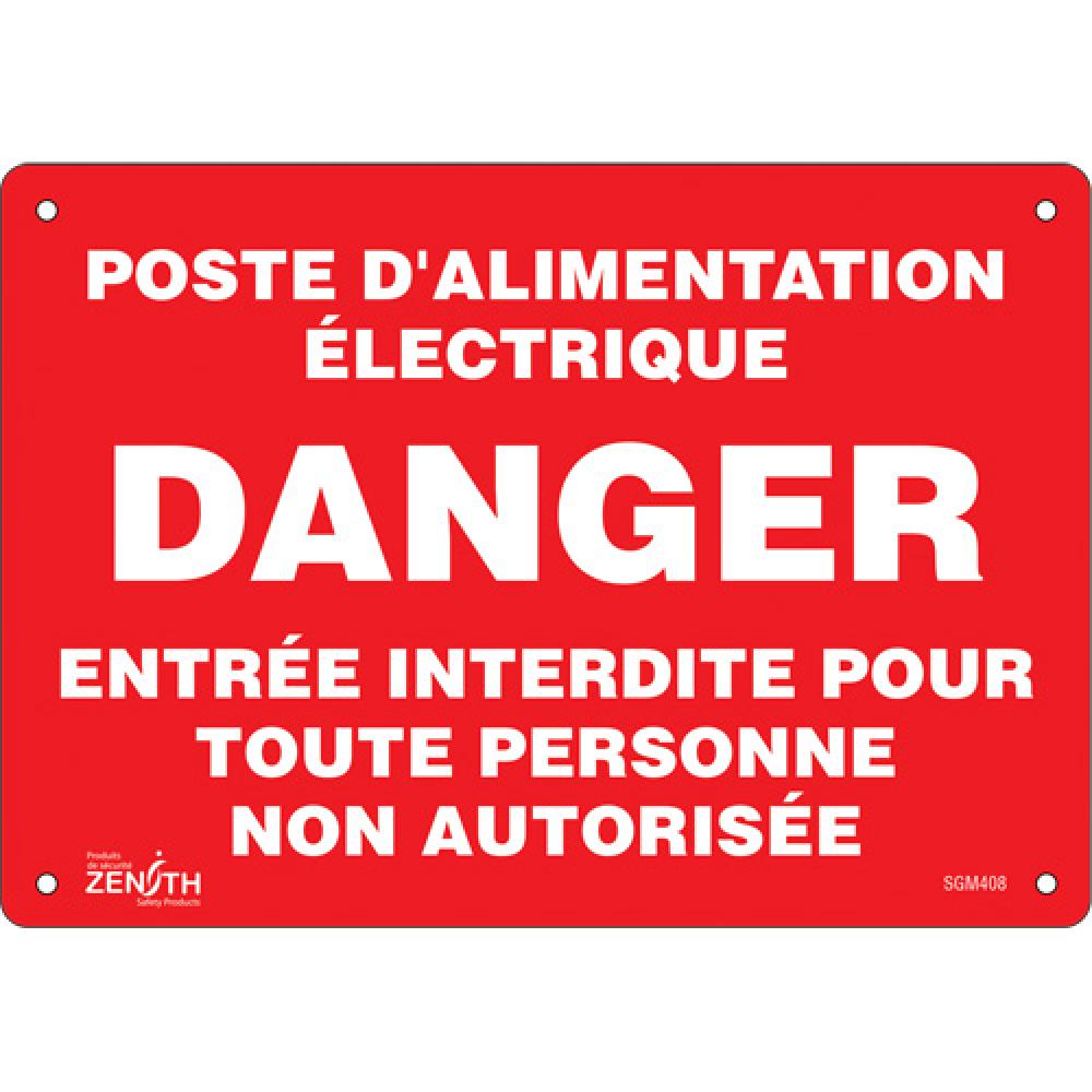 &#34;Poste D&#39;Alimentation Électrique&#34; Sign<span class=' ItemWarning' style='display:block;'>Item is usually in stock, but we&#39;ll be in touch if there&#39;s a problem<br /></span>