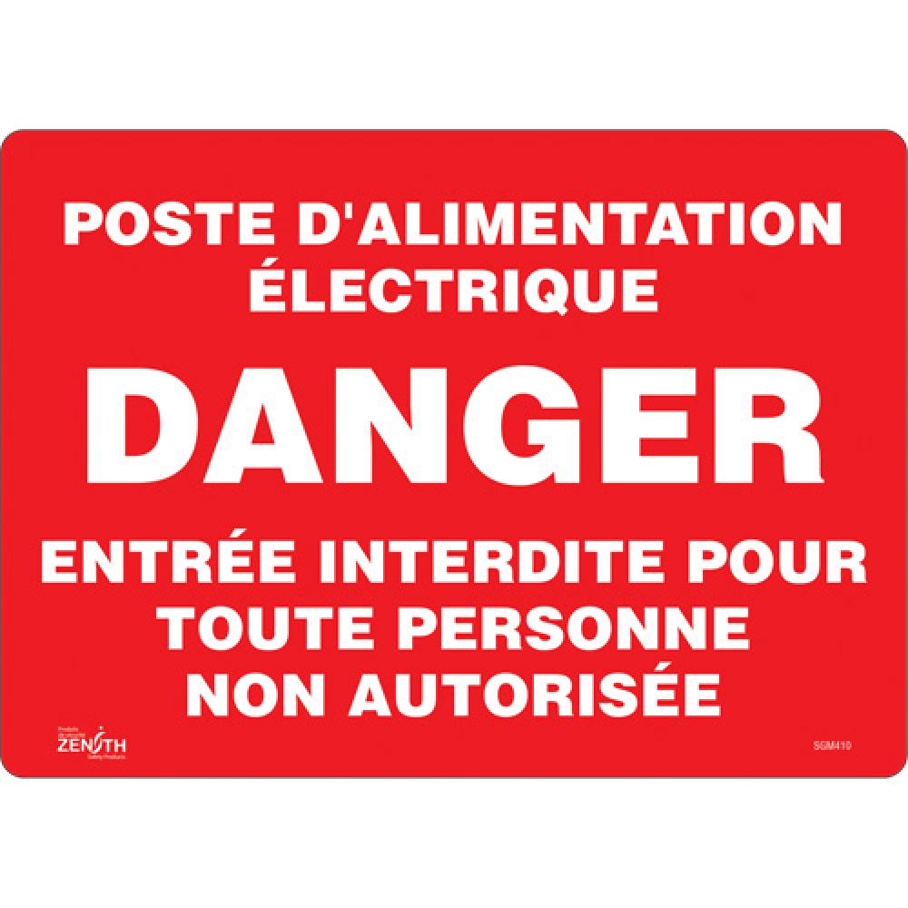 &#34;Poste D&#39;Alimentation Électrique&#34; Sign<span class=' ItemWarning' style='display:block;'>Item is usually in stock, but we&#39;ll be in touch if there&#39;s a problem<br /></span>