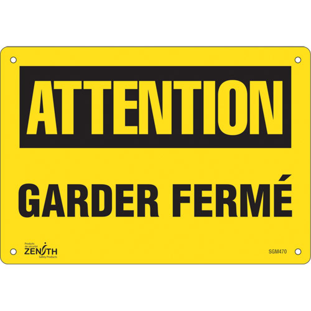 &#34;Garder Fermé&#34; Sign<span class=' ItemWarning' style='display:block;'>Item is usually in stock, but we&#39;ll be in touch if there&#39;s a problem<br /></span>