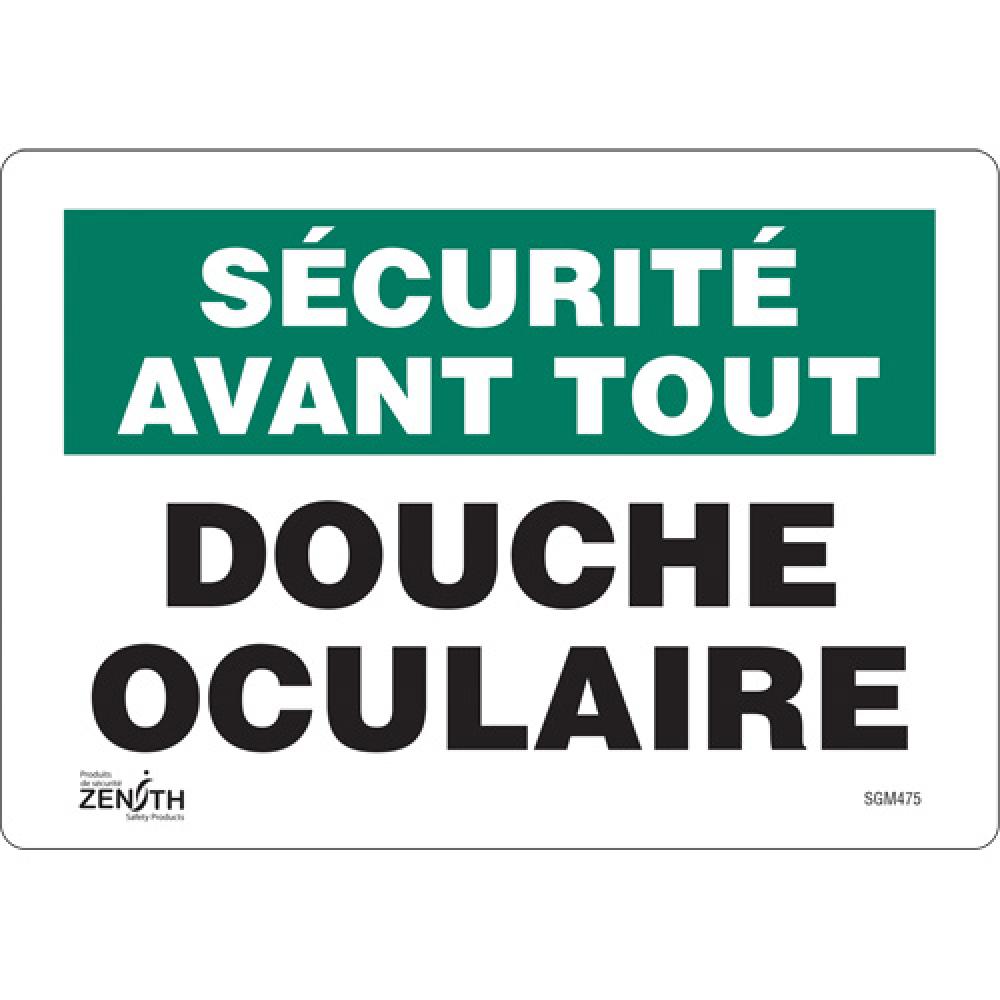 &#34;Douche Oculaire&#34; Sign<span class=' ItemWarning' style='display:block;'>Item is usually in stock, but we&#39;ll be in touch if there&#39;s a problem<br /></span>