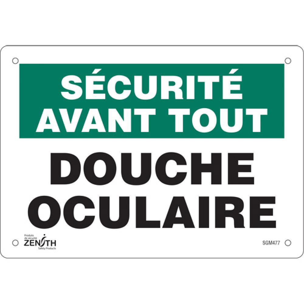 &#34;Douche Oculaire&#34; Sign<span class=' ItemWarning' style='display:block;'>Item is usually in stock, but we&#39;ll be in touch if there&#39;s a problem<br /></span>