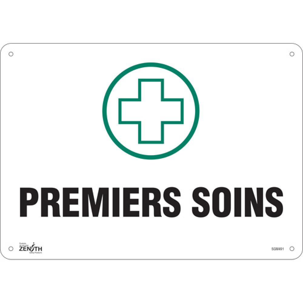 &#34;Premiers Soins&#34; Sign<span class=' ItemWarning' style='display:block;'>Item is usually in stock, but we&#39;ll be in touch if there&#39;s a problem<br /></span>