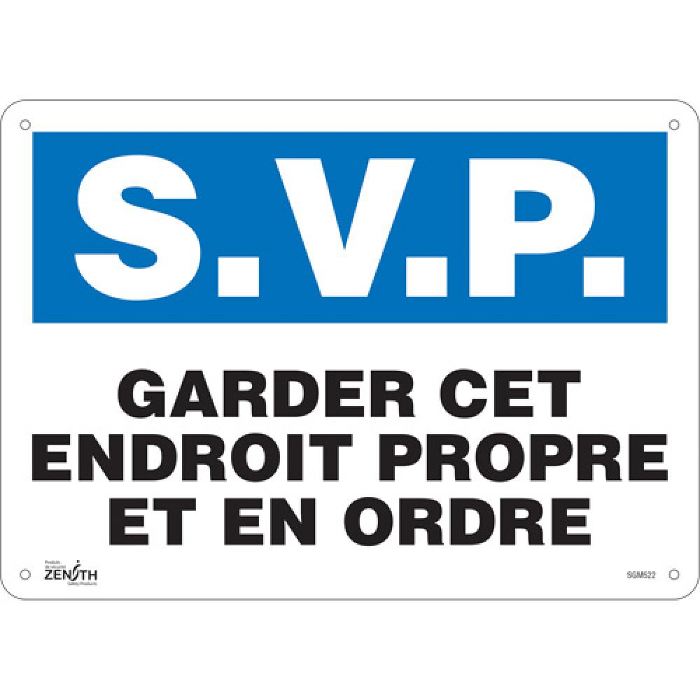 &#34;Garder cet Endroit Propre&#34; Sign<span class=' ItemWarning' style='display:block;'>Item is usually in stock, but we&#39;ll be in touch if there&#39;s a problem<br /></span>