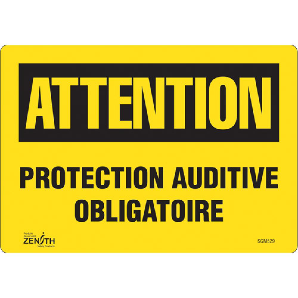 &#34;Protection Auditive Obligatoire&#34; Sign<span class=' ItemWarning' style='display:block;'>Item is usually in stock, but we&#39;ll be in touch if there&#39;s a problem<br /></span>