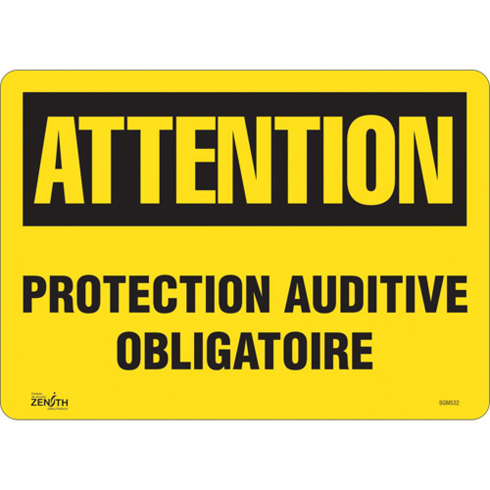 &#34;Protection Auditive Obligatoire&#34; Sign<span class=' ItemWarning' style='display:block;'>Item is usually in stock, but we&#39;ll be in touch if there&#39;s a problem<br /></span>