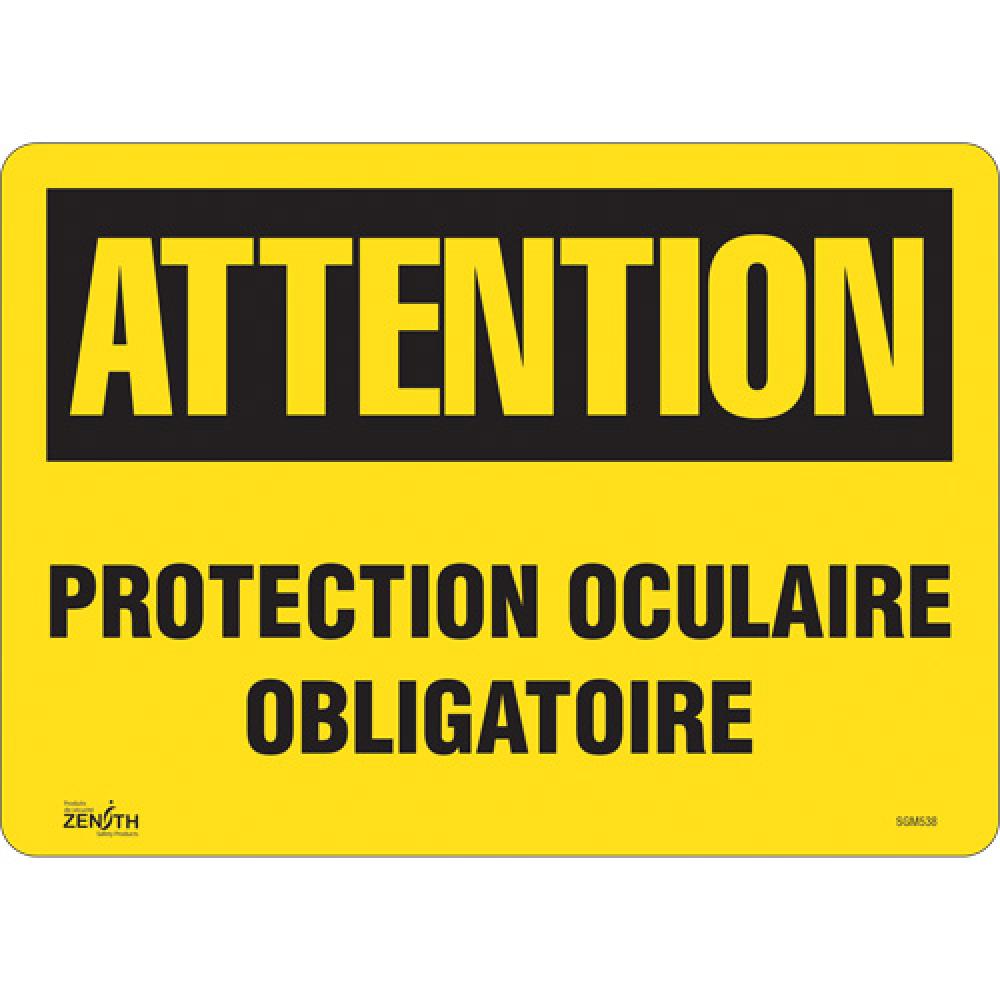 &#34;Protection Oculaire Obligatoire&#34; Sign<span class=' ItemWarning' style='display:block;'>Item is usually in stock, but we&#39;ll be in touch if there&#39;s a problem<br /></span>