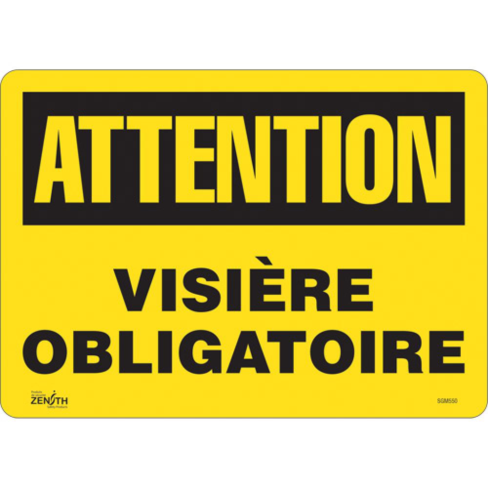 &#34;Visière Obligatoire&#34; Sign<span class=' ItemWarning' style='display:block;'>Item is usually in stock, but we&#39;ll be in touch if there&#39;s a problem<br /></span>