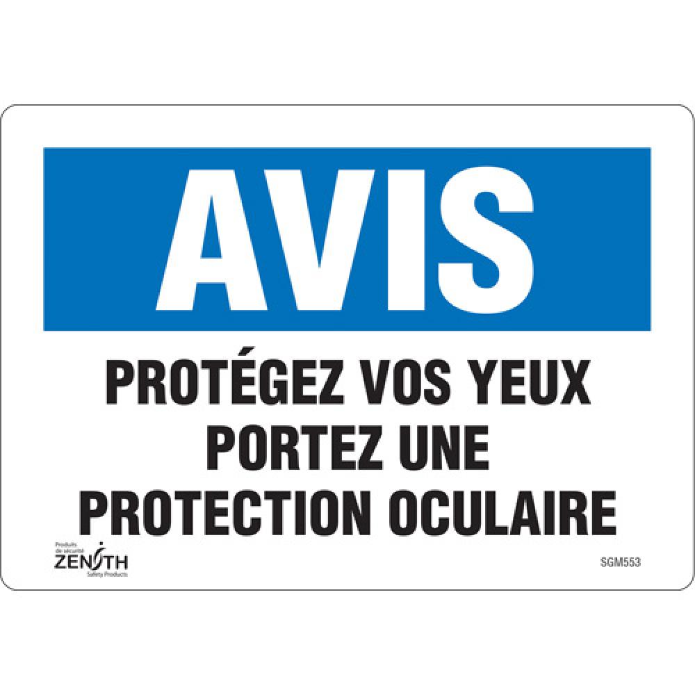 &#34;Protégez vos Yeux&#34; Sign<span class=' ItemWarning' style='display:block;'>Item is usually in stock, but we&#39;ll be in touch if there&#39;s a problem<br /></span>