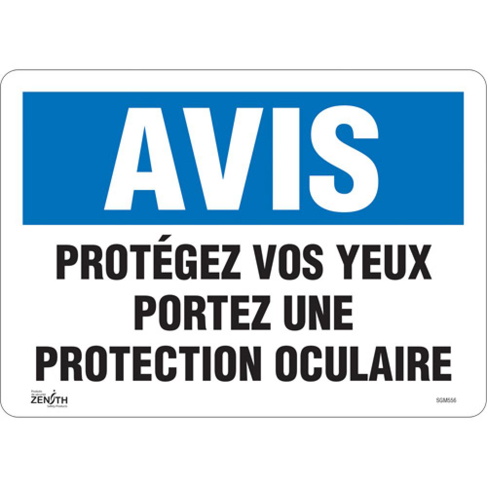 &#34;Protégez vos Yeux&#34; Sign<span class=' ItemWarning' style='display:block;'>Item is usually in stock, but we&#39;ll be in touch if there&#39;s a problem<br /></span>